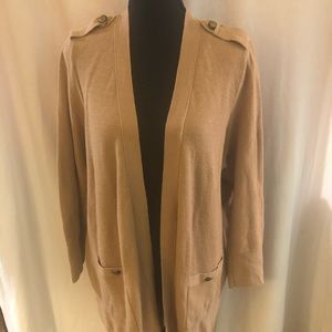 New with tags.  Talbots. Sweater coat.